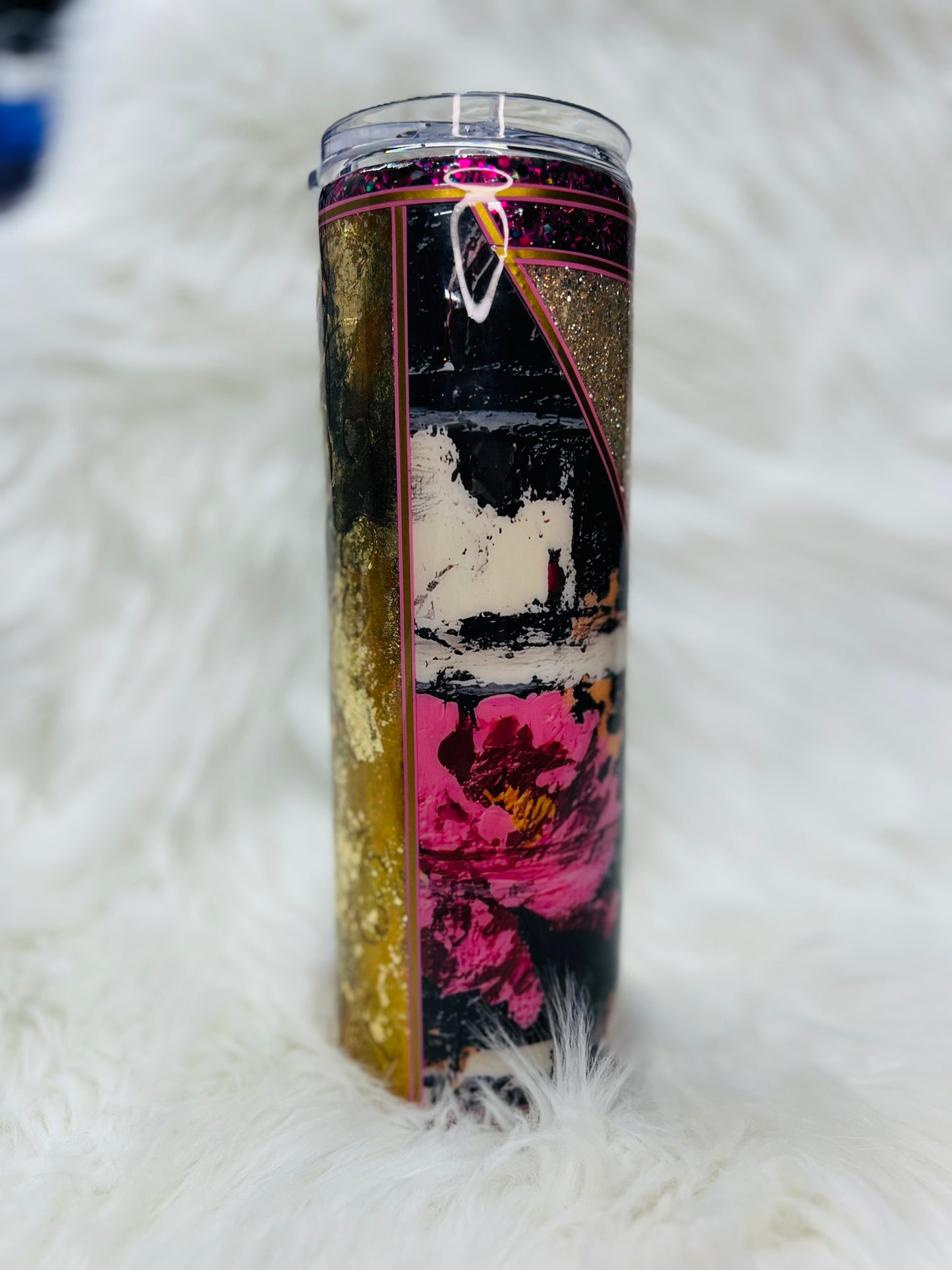 Dark Roses Multimedia 30 oz Skinny Tumbler
