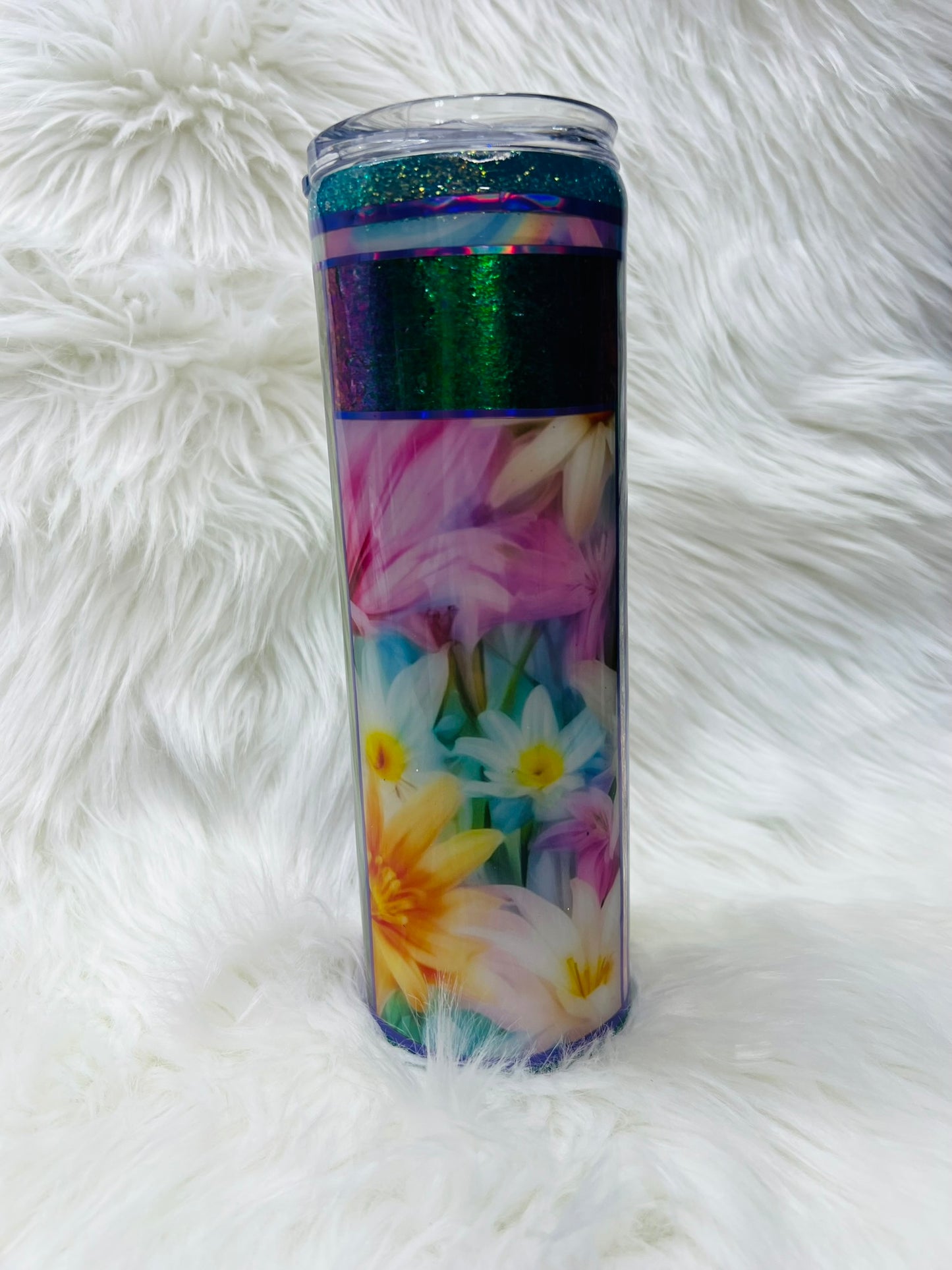 Flower multimedia 30 oz Skinny Tumbler