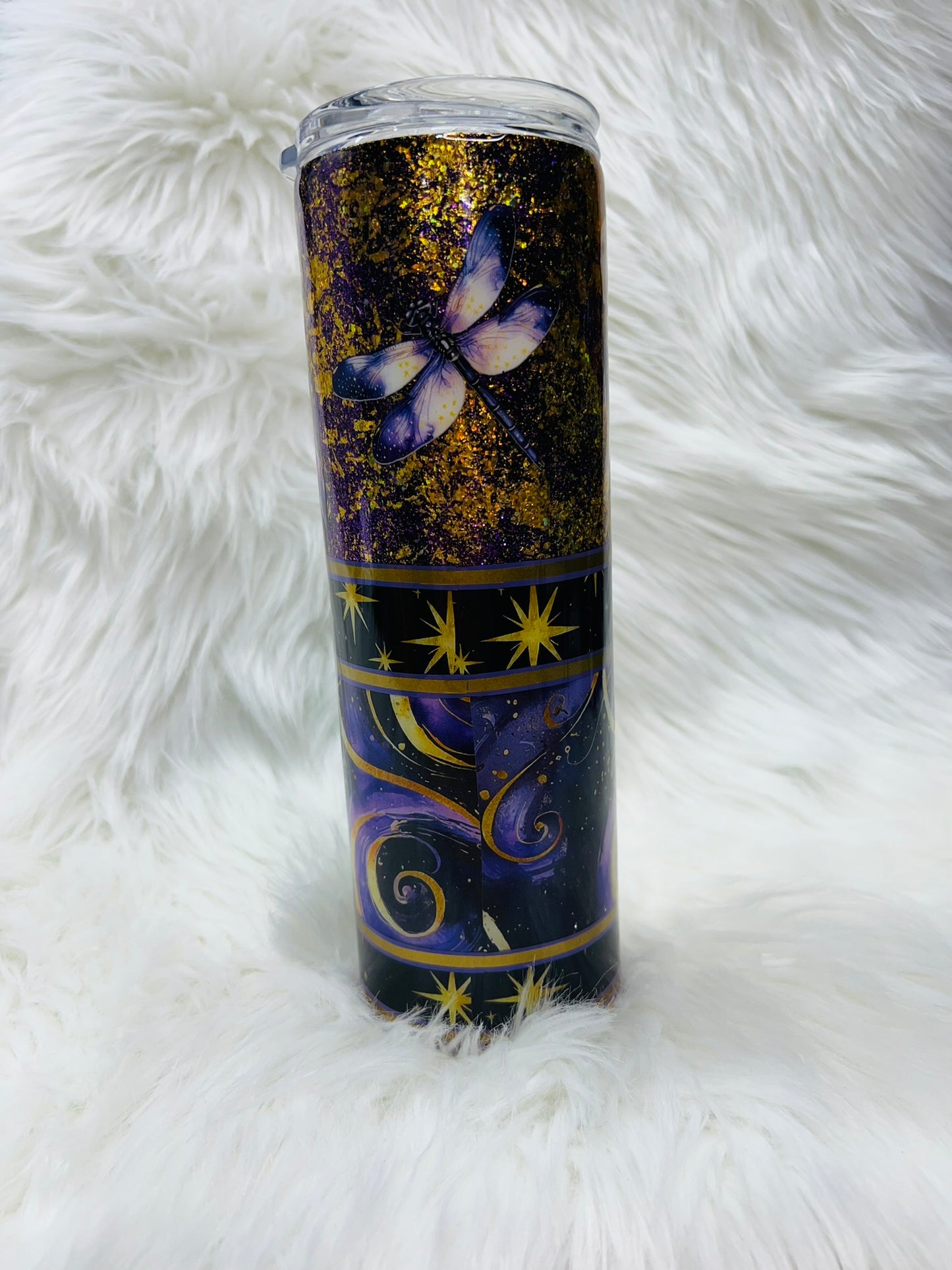 Dragon and Dragonfly 30 oz Skinny Tumbler