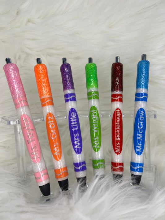 Personalized Marker Glitter Pen Series