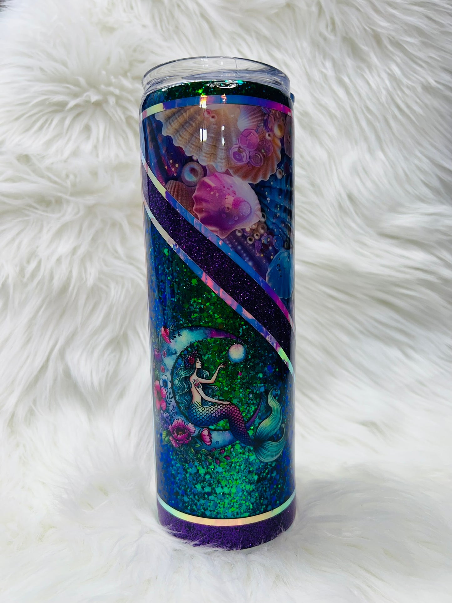 Mermaid Multimedia 30 oz Skinny Tumbler