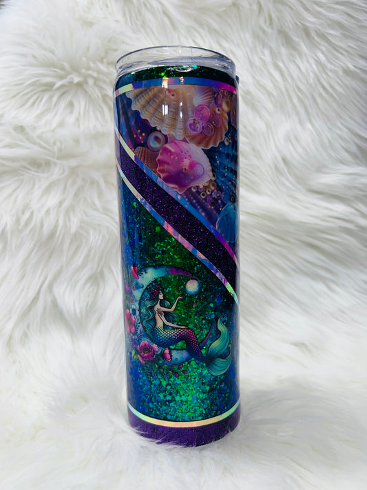 Mermaid Multimedia 30 oz Skinny Tumbler