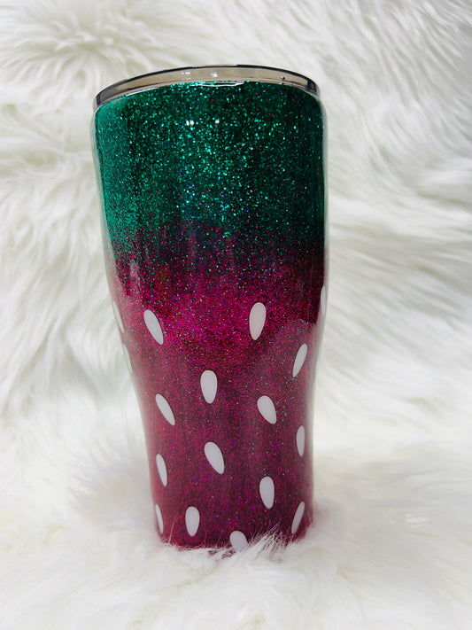 Strawberry 30 oz Curve Tumbler