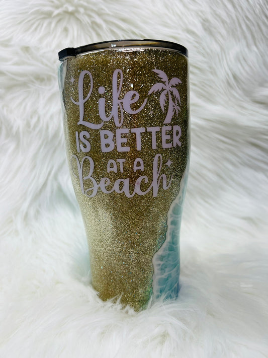 Beach Waves 30 oz Curve Tumbler