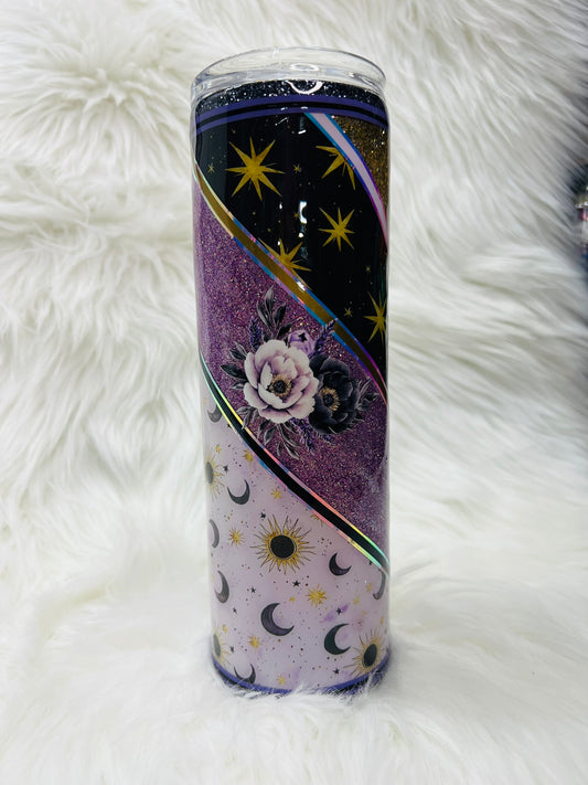 Purple Moons 30 oz Skinny Tumbler